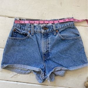Vintage Levi cut off shorts